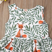 Load image into Gallery viewer, Fox &amp; Leaf Dress