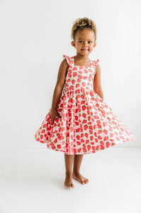 Rosita Dress in Strawberry Patch